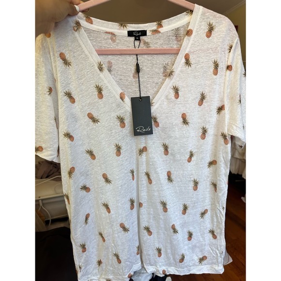 Rails CARA PRINTED TEE WHITE PINAS Size XL Brand New - Picture 10 of 14